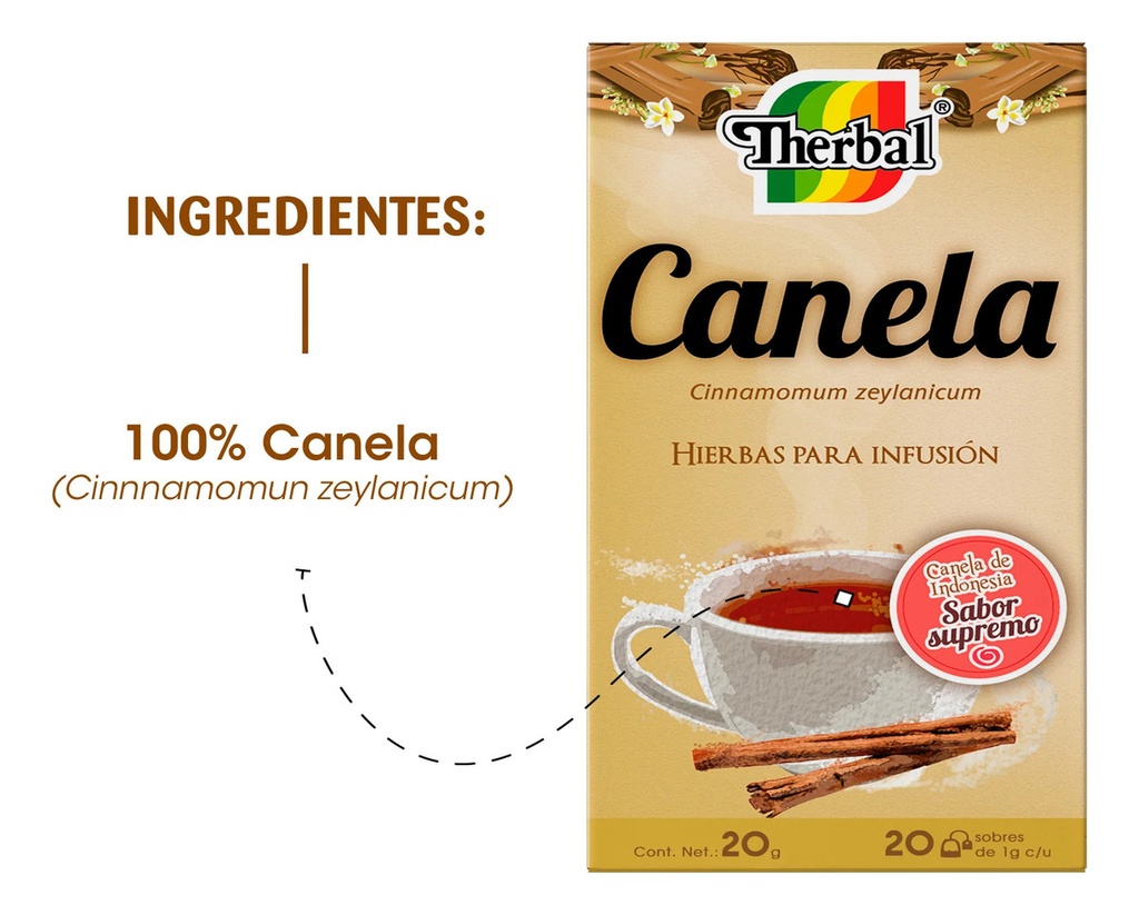 Therbal Canela 20sobres
