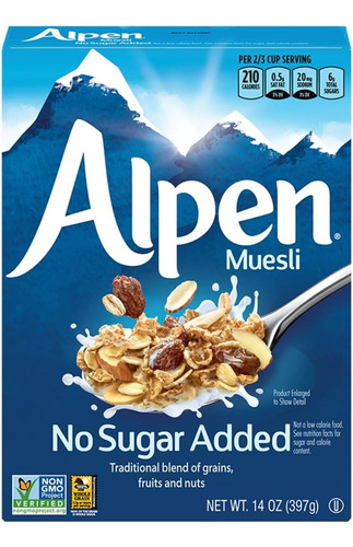 [ALPMNS397] Alpen Muesli No sugar added 397g