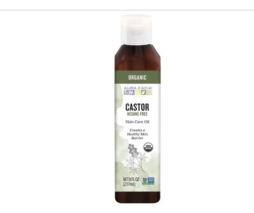 [AURAACAS237] Aura Cacia Organic Castor oil 237ml