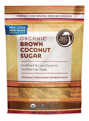 [BTRBCS454] Big Tree Farms Brown Coconut Sugar 454g