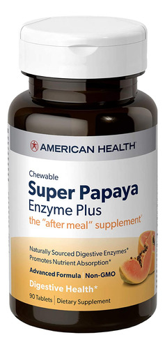 American Health Papaya enzymes plus spr 90tabs