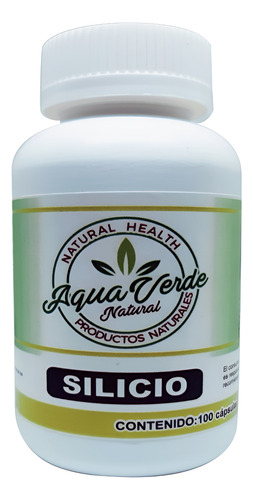 Aqua Verde Silicio 100% Natural 100caps - Neutro