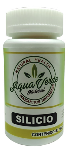 Aqua Verde Silicio 100% Natural 60caps - Neutro