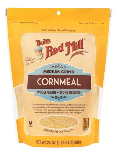 Bobs Red Mill Medium Grind Cornmeal 680g