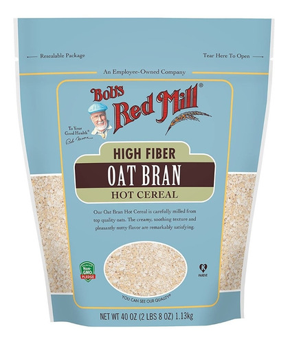 Bobs Red Mill Oat Bran hot cereal 1.13kg