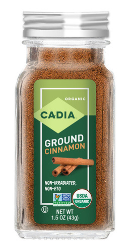 Cadia organic ground cinnamon 43g