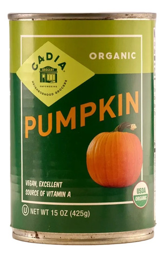 Cadia organic pumpkin 425g