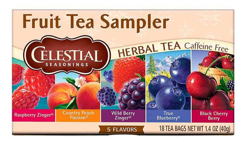 Celestial Seasonings Fruit tea sampler 18bags