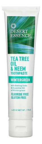 Desert Essence Pasta Dental Tea Tree Oil And Neem 176g