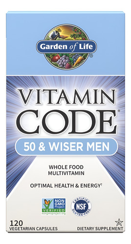 Garden Of Life Vitamin Code 50 & Wiser Men 120caps