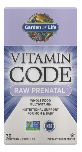 Garden Of Life Vitamin Code Raw Prenatal 30caps
