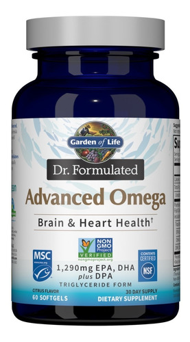 Garden of life Advanced Omega Epa Dha 60caps