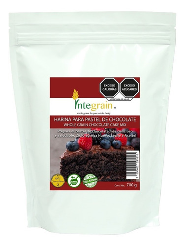 Integrain Mezcla Para Pastel De Chocolate 700g