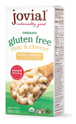 Jovial Mac & Cheese white cheddar 170g