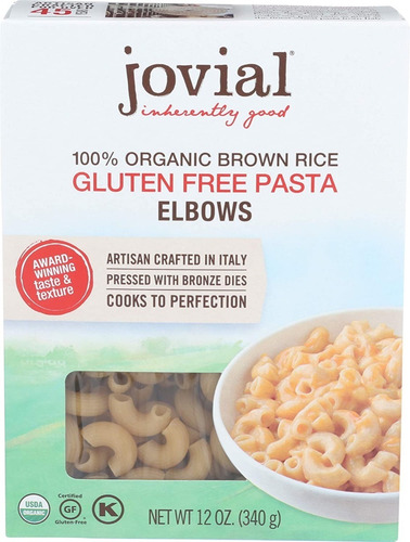 Jovial organic brown rice Elbows 340g