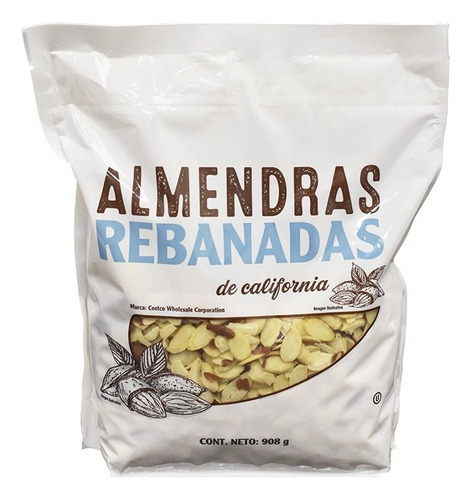 Kirkland Almendras Rebanadas De California 908g