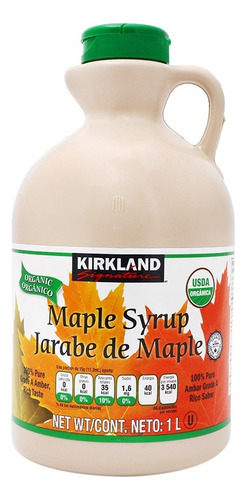 Kirkland Jarabe De Maple Organico 1L