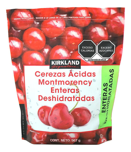 Kirkland Organic Dried Tart Montmorency Cherries Cerezas 567g