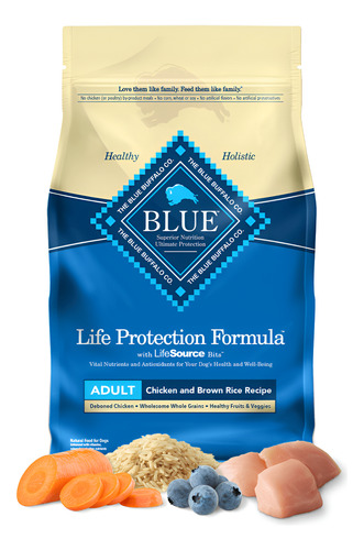 Blue Buffalo Adult Dog food chicken brown rice 2.2 kgs