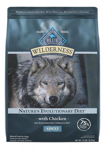 Blue Buffalo Dog Food Adult  Chicken Wilderness 5.8kg