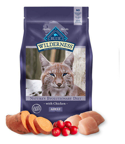 Blue Buffalo Wilderness Adult Cat food NED 2.7kg