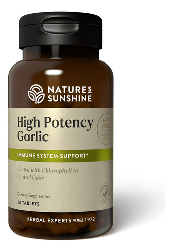 Natures Sunshine High Potency Garlic 60tab