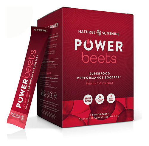 Natures Sunshine Power Beets 30sobres US