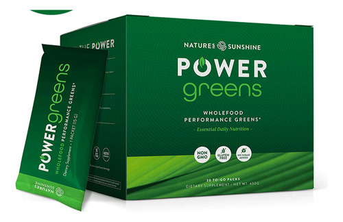Natures Sunshine Power greens 30pk 429g