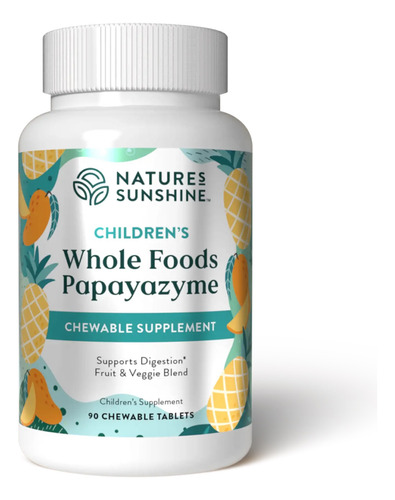 Natures Sunshine Whole foods Papayazyme 90tabs