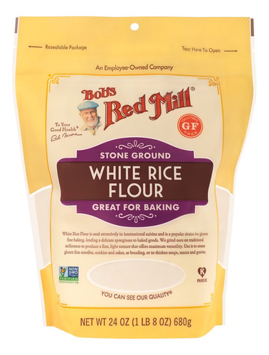Bobs Red Mill Gluten Free Non-GMO Sweet White Rice Flour