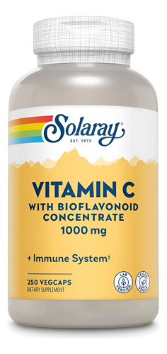 Solaray Vitamin C 1000mg Biaflonoid 250caps