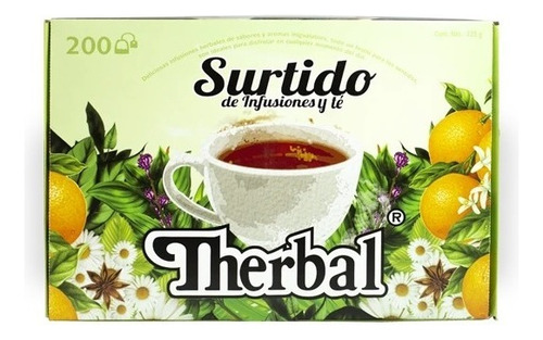 Therbal Surtido De Infusiones Y Té 200sobres