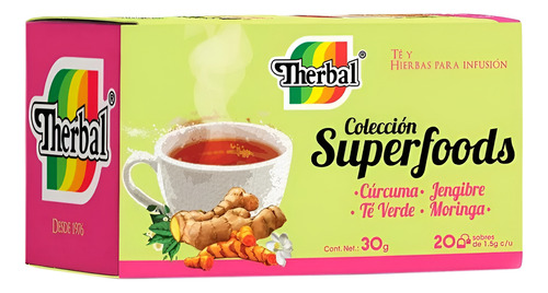Therbal Te Colección Super Foods 20 Sobres