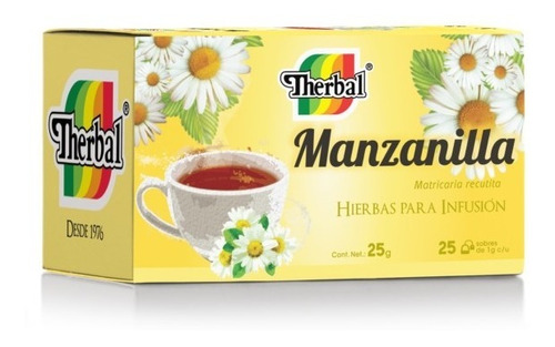Therbal Te infusión de manzanilla 25sobres