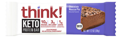 Think Keto Protein bar Chocolate Mousse Pie 34g