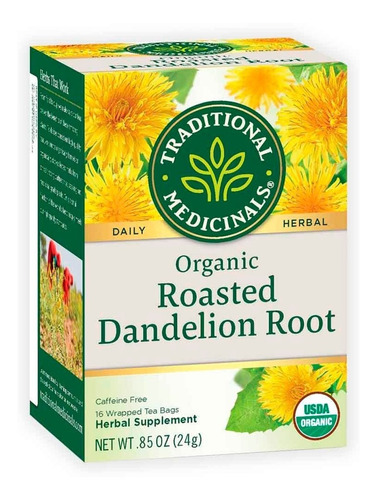 Traditional Medicinals Roasted dandelion root 16bags