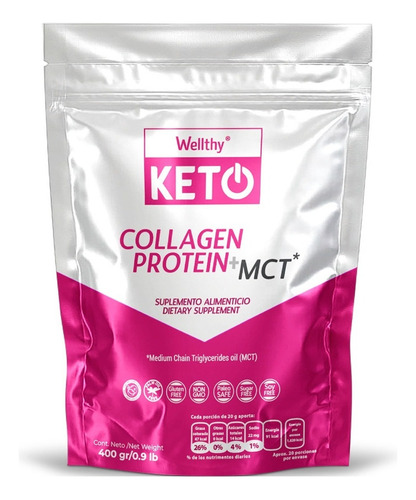 Wellthy Collagen Protein + Mct Keto 400g
