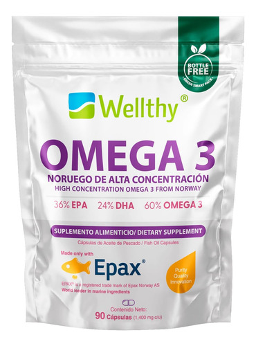 Wellthy Omega 3 EPAX 90caps