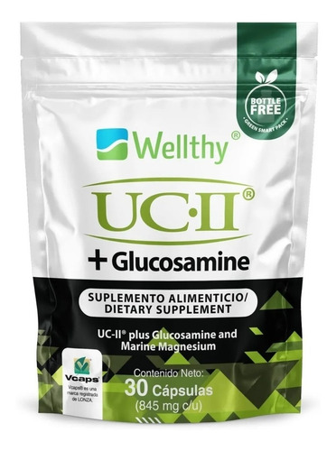 Wellthy Uc-ii Glucosamina Magnesio Marino 30caps