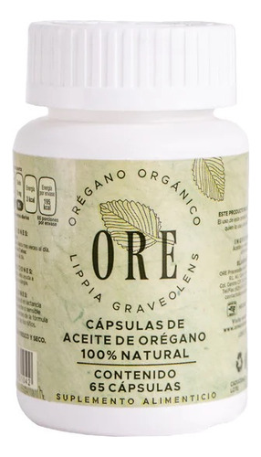 ORE Aceite de Oregano 65caps