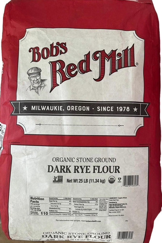 Bobs Red Mill Dark Rye Flour 11.34g