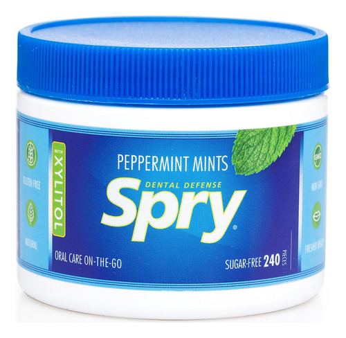 Spry Dental Defense Peppermint Mints 240pc