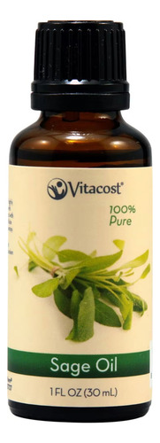 Vitacost Essential Oils 100% Pure Sage 30ml