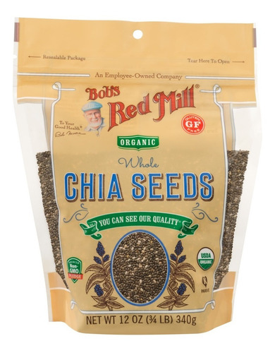 [BRM-19-CSO-340] Bobs Red Mill Organic Chia Seeds 340g