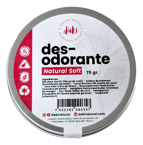 Wellthy Desodorante Natural Soft 75g