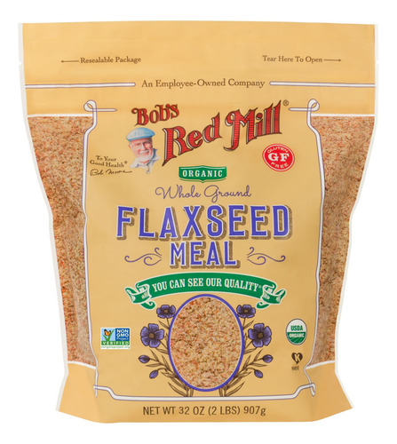 [BRMOFLSM907] Bobs Red Mill Organic Flaxseed meal 907g