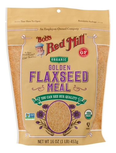 [BRM-12-HLIN-453] Bobs Red Mill Organic golden Flaxseed meal 453g