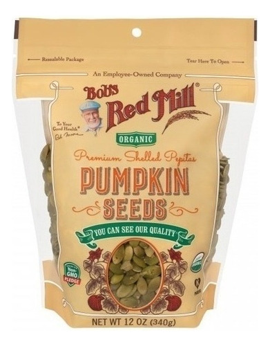 [BRM-19-CALA-340] Bobs Red Mill organic Pumpkin seeds 340g