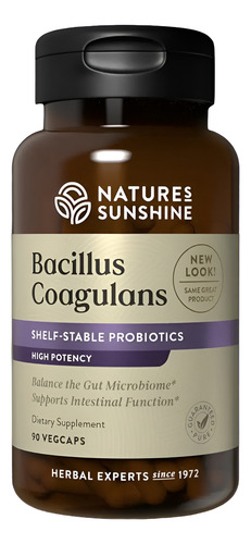 Natures Sunshine Bacillus Coagulans 90vegcaps