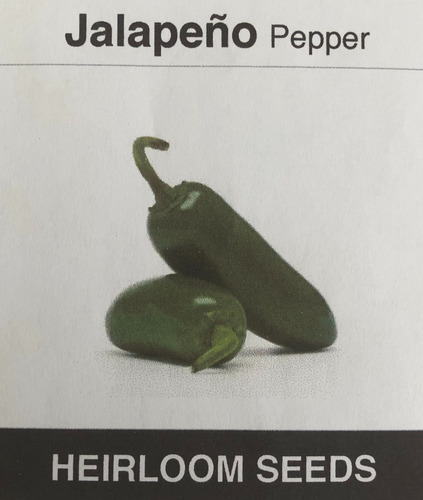 Heirloom seeds Jalapeño 25seeds